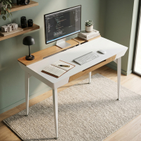 Mesa Computador de madeira Goteborg, design nórdico