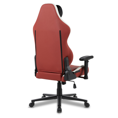 cadeira gaming branco vermelho vanguard pele sintetica bracos moveis almofada de apoio de cabeca apoio de cabeca 14