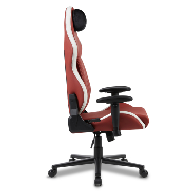cadeira gaming branco vermelho vanguard pele sintetica bracos moveis almofada de apoio de cabeca apoio de cabeca 11