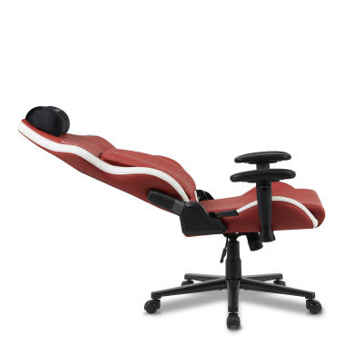 cadeira gaming branco vermelho vanguard pele sintetica bracos moveis almofada de apoio de cabeca apoio de cabeca 12