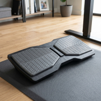 Apoio de pés ergonômico Ergopedal, para escritório em pé, plataforma oscilante