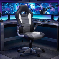 Cadeira Gaming Lotus, design racing, Apoia Braços Dobráveis