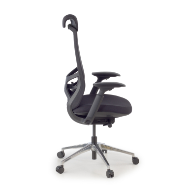 cadeira ergonomica preto gemini tecido bracos regulaveis 4d 4
