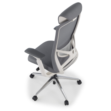 cadeira ergonomica cinza gemini tecido bracos regulaveis 4d 12
