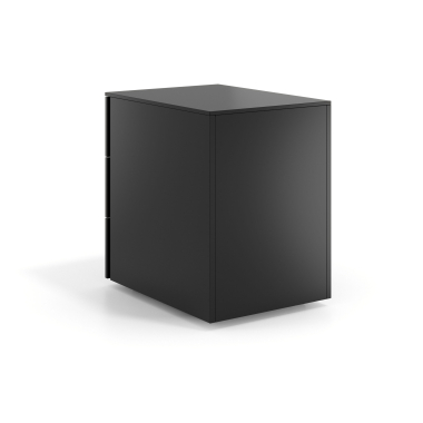 bloco de gavetas preto 3 gavetas metal 6