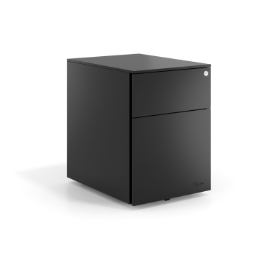 bloco de gavetas preto 2 gavetas arquivo metal 1