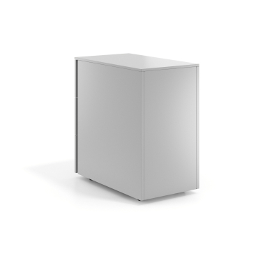 bloco de gavetas aluminio 3 gavetas modelo estreito metal 6