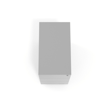 bloco de gavetas aluminio 3 gavetas modelo estreito metal 7