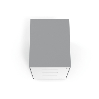 bloco de gavetas branco estrutura em aluminio metal 7