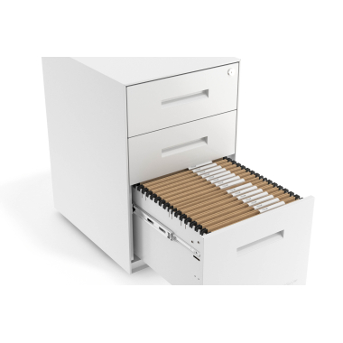 bloco de gavetas branco estrutura branca metal 5