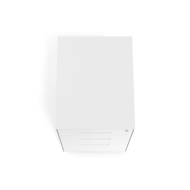bloco de gavetas branco estrutura branca metal 7