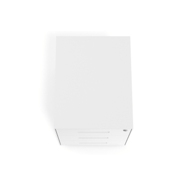 bloco de gavetas branco estrutura branca metal 7