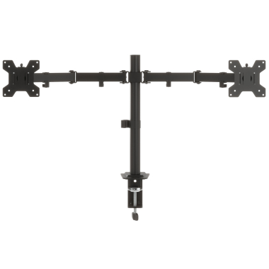 suporte para monitor preto 2 ecras 8
