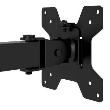 suporte para monitor preto 2 ecras 12
