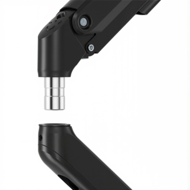 suporte para monitor preto 2 ecras 8