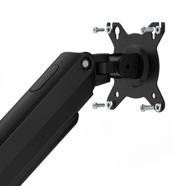 suporte para monitor preto 2 ecras 11