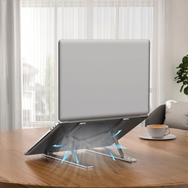 suporte para monitor cinza elara 4