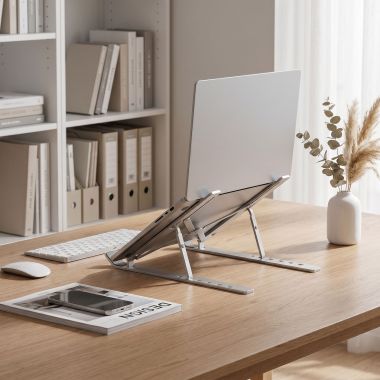 suporte para monitor cinza elara 7