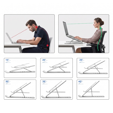 suporte para monitor cinza elara 3