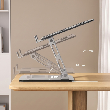 suporte para monitor cinza volta 8