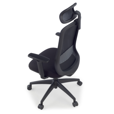 cadeira home office preto task malha mesh bracos regulaveis 1d apoio lombar apoio de cabeca 12