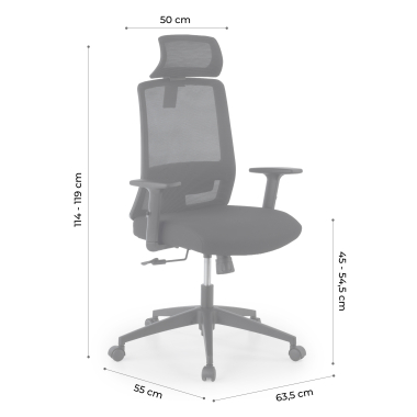 cadeira home office branco cinzento aria malha mesh bracos regulaveis 1d apoio lombar apoio de cabeca 17