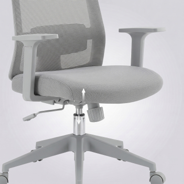 cadeira home office branco cinzento aria malha mesh bracos regulaveis 1d apoio lombar apoio de cabeca 16