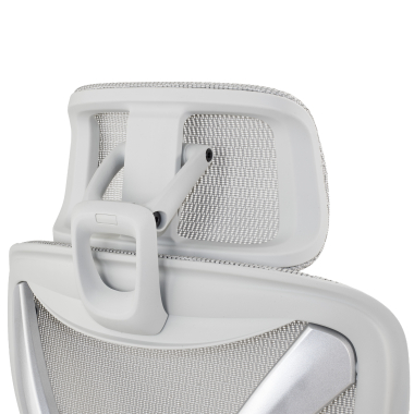 cadeira ergonomica branco cinzento velstrom malha mesh bracos regulaveis 3d apoio lombar duplo apoio de cabeca 15