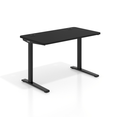 secretaria de escritorio preto pure black estrutura branca 1