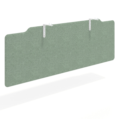 divisorias de escritorio verde estrutura em aluminio 3