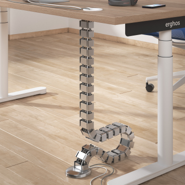 organizadores de cabos aluminio spine flex 2
