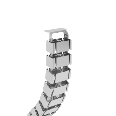 organizadores de cabos aluminio spine flex 3