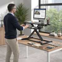 Conversor de secretária sit-stand Riser, regulável em altura