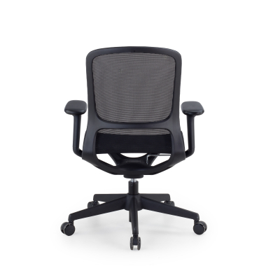 cadeira de design preto muse malha mesh bracos regulaveis 3d 6