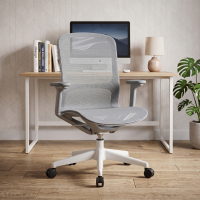 Cadeira de escritório Muse de design moderno, com braços 3D e encosto ergonómico