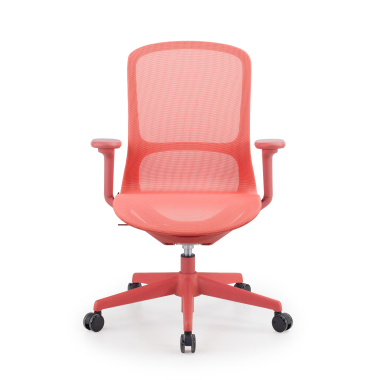 cadeira de design vermelho muse malha mesh bracos regulaveis 3d 3