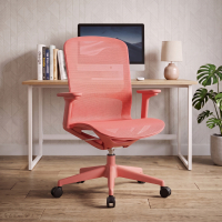 Cadeira de escritório Muse de design moderno, com braços 3D e encosto ergonómico