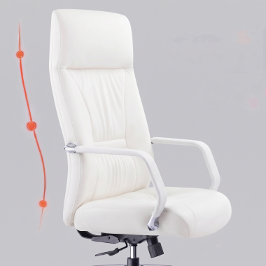 Encosto ergonómico com 3 zonas de apoio