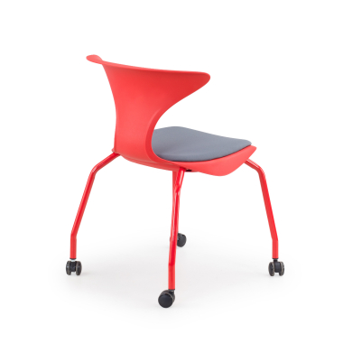 cadeira com palmatoria vermelho cadeira com rodizios plastico sem bracos 8