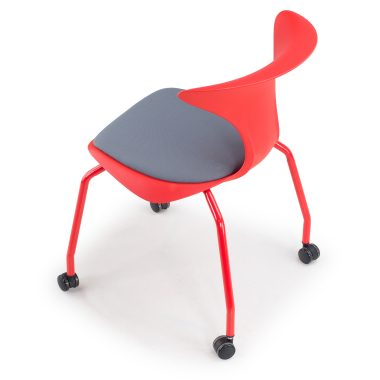 cadeira com palmatoria vermelho cadeira com rodizios plastico sem bracos 9
