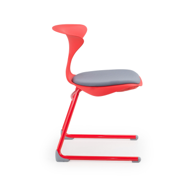 cadeira com palmatoria vermelho estrutura base patim plastico sem bracos 4
