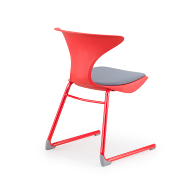 cadeira com palmatoria vermelho estrutura base patim plastico sem bracos 7