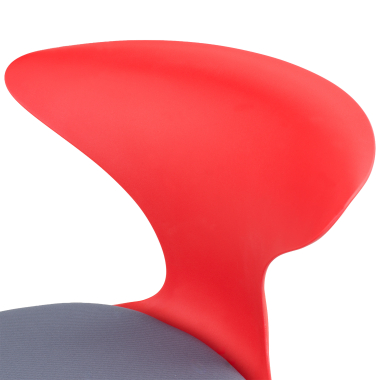 cadeira com palmatoria vermelho estrutura base patim plastico sem bracos 6
