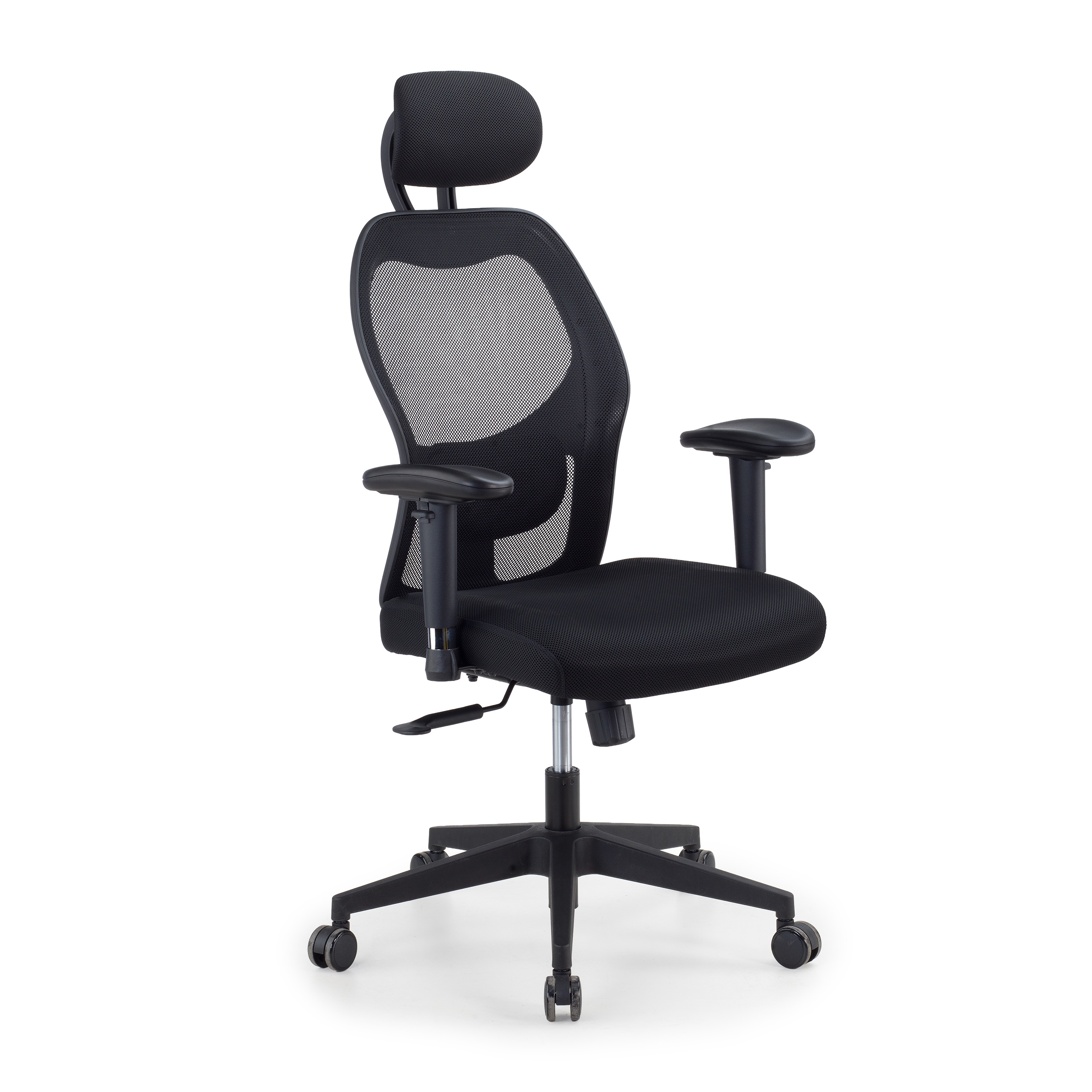 Cadeira de escritório ergonómica Sora com apoio lombar e apoio de cabeça