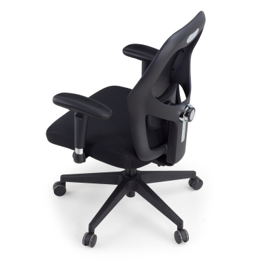cadeira home office preto sem apoio de cabeca malha mesh bracos regulaveis 2d apoio lombar 11
