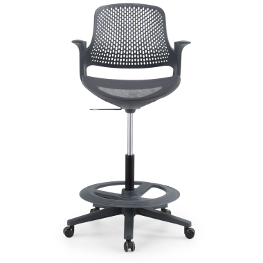 Encosto ergonómico com microperfurações