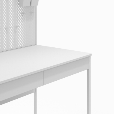 secretaria para computador branco taskmaster 9