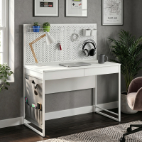 Secretária com estante Taskmaster e painel organizador