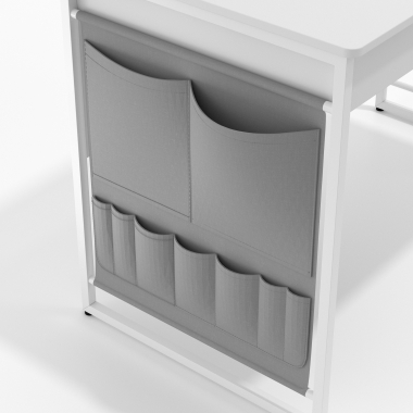 secretaria para computador branco taskmaster 12