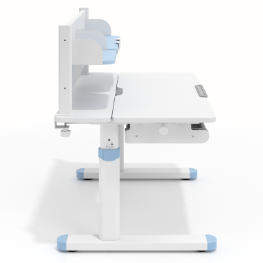 mesa de escritorio juvenil branco azul ergokid 3